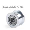 3D Printer Accessories Smooth Idler Wheel Idler Timing Pulley Wheel Aluminium Gear Replacement for P2S 3D Printer