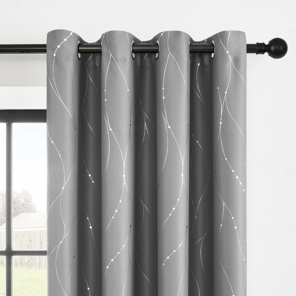 1 piece of heat insulation and noise reduction, bedroom living room, darkened room, decorated finished curtains