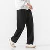 2025 Men Linen Pants Summer Japanese Casual Streetwear Harajuku Cotton Baggy Pants Male Solid Color Oversized Bloomers Trousers