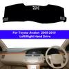 Car Auto Dashboard Cover Dashmat For Toyota Avalon 2005 - 2010 Carpet 2009 2008