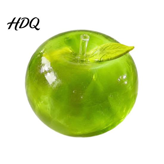 Slow Rebound Toy Green Apples Stress Ball, Rising Soft Fidget with Maltose Texture, High Elastic Squeeze Ball Decompression Tool for Anxiety