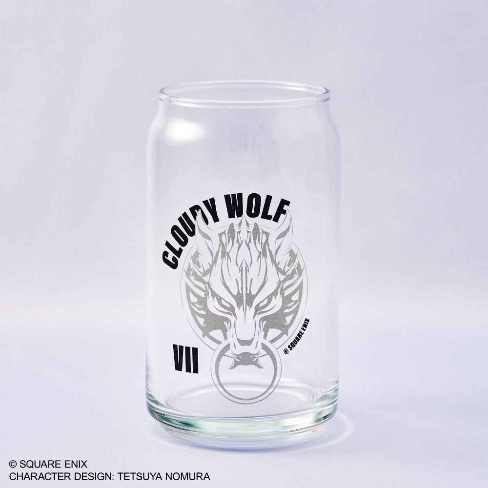

Final Fantasy Vii Final Fantasy Vii Advent Children Can Shaped Glass Cloudy Wolf Reissue