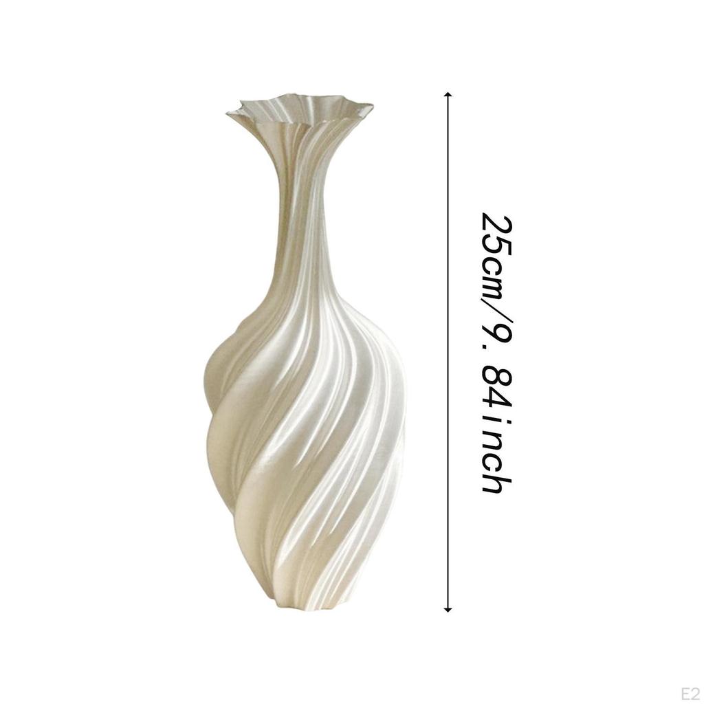 Decorative Vase Housewarming Gift Abstract Art for Office Wedding Shelf white