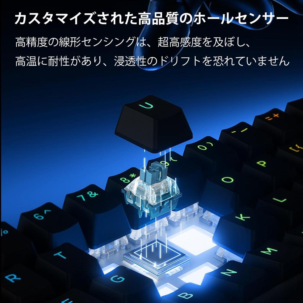 MCHOSE ACE60 Pro Magnetic Switch eSports Gaming Keyboard, 60% Rapid Trigger, Hall Effect Switches, 8K Hz Polling, WindowsMac Compatible, Adjustable