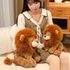 1Pc 25/35cm Fluffy Lion Plush Toy Stuffed Soft Animal Pillow Cartoon Lion Plushie Doll Appease Gift