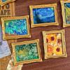 Vincent Van Gogh Paintings Fridge Magnets Sunflowers Impression Sunrise Starry Night Fridge Stickers Home Decor Wedding Gifts