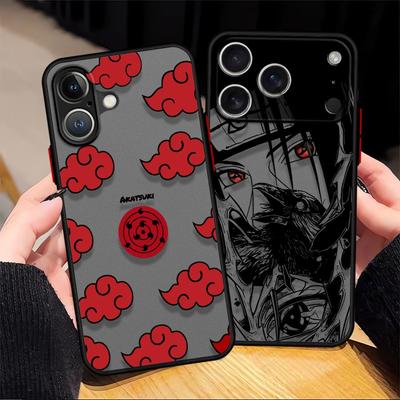 Japonský Anime Mrak Itachi Pouzdro pro iPhone 13 Mini XS Max 7 8 16e 17 Air 12 13 11 17 Pro Max 15 16 14 Plus Měkký Kryt