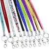 Strong Rhinestone Card Holder Lanyard with Advanced Tensile Durability for School Events and Office Staff