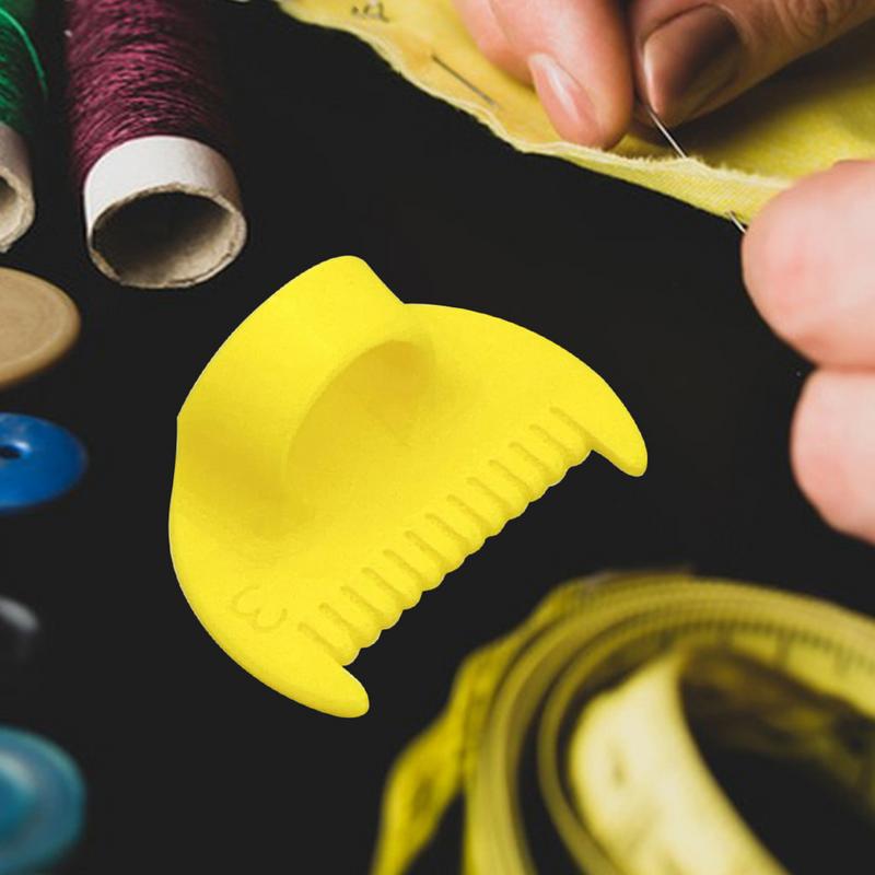 Nahtführer für Handnähen Handnähen Abstandslehre Daumenschutz Nadelmesswerkzeug für Quilting Stoffkunst