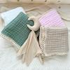 Safe & Comfortable Newborn Blanket Cotton Gauze Blanket with Delicate Lace Trim Newborn Swaddles Blanket for Infants