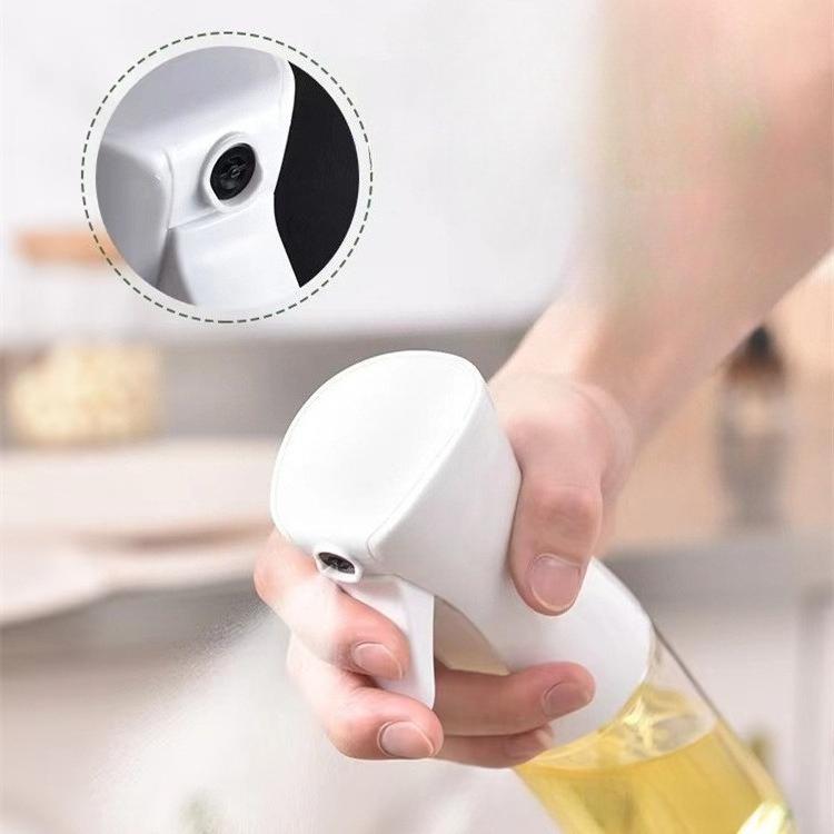 1PC 220ml Oil Spray Bottle Kitchen Cooking Olive Oil Dispenser Camping BBQ Baking Vinegar Soy Sauce Sprayer Containers
