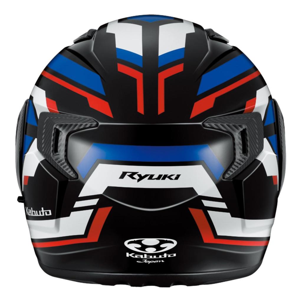 OGK KABUTO RYUKI VESTER Tricolor Motorcycle Size M Helmet, (2123234)
