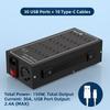 Earise | Multi-Function Multi-Port USB Charger 15 Ports