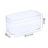 BJ 300ml Transparent Plastic Food Storage Jars (6-Pack)