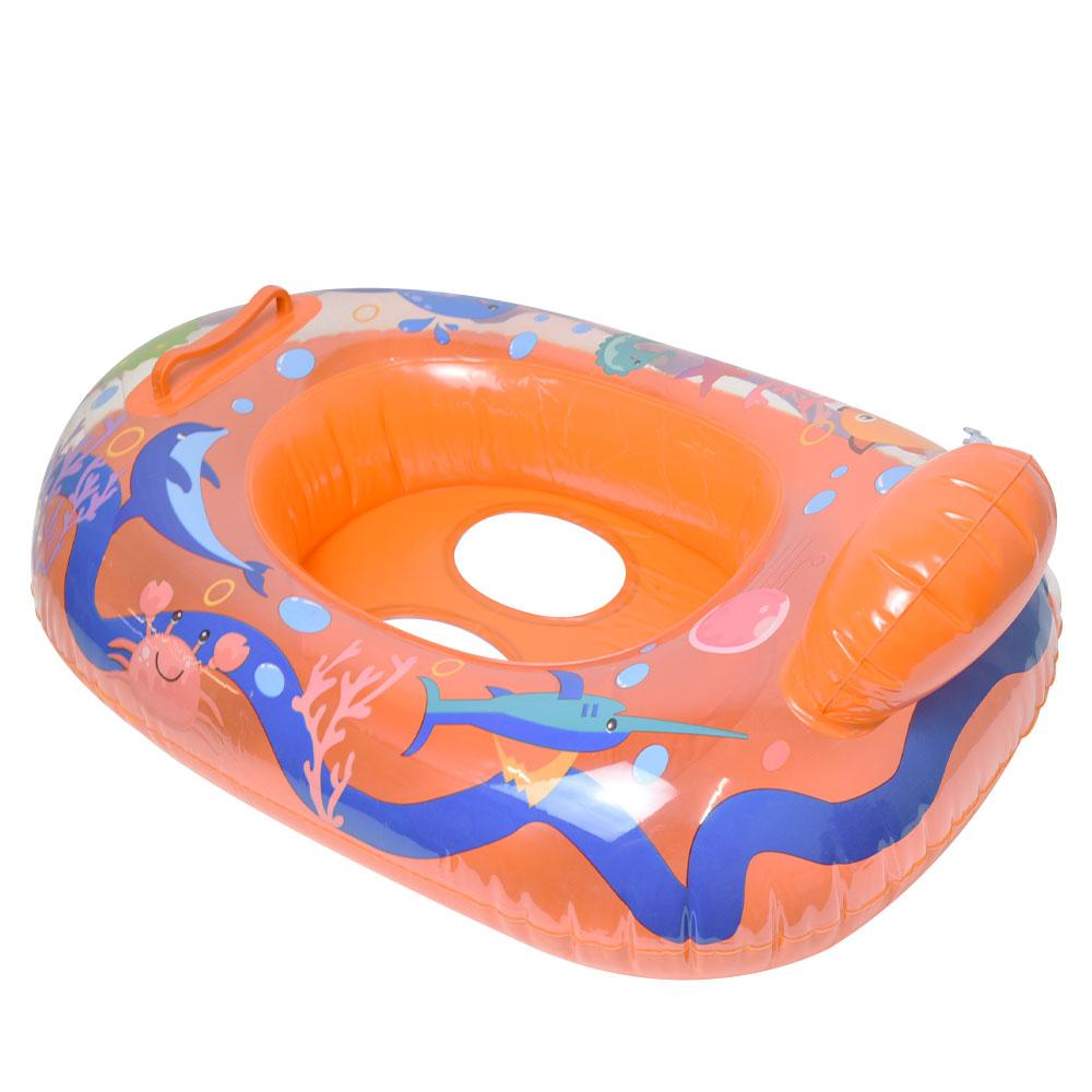 טבעת שחייה מתנפחת בריכת מזרן טבעות מושב לילדים מים טבעת סירה מתנפחת לצוף תינוק