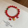 New Chinese-style Lucky and Lucky Red Rope Bracelet, Fashionable Versatile Hand Rope Bracelet, Niche Light Luxury Temperament Jewelry