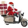 Christmas Motorcycle Helmet Cover – Santa Claus Plush Hat for Bike Riders Xmas Party Fancy Accessory Gift