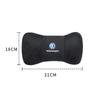 Car Seat Safety Headrest Pad Auto Emblem Neck Pillow For VW Golf Polo Tiguan Touran Jetta Passat CC T5 GTI Arteon T-Cross Beetle Zl9