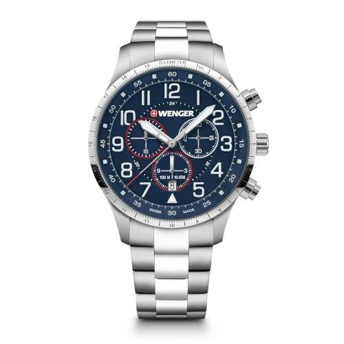 WENGER Attitude Watch 01.1541.119 - Grey Dial, Swiss Made, 100m Waterproof