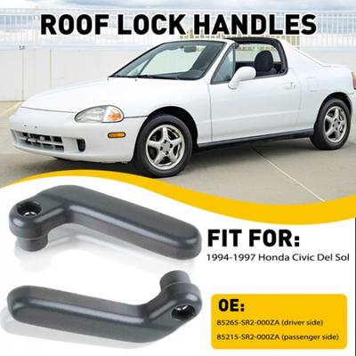 2x Driver & Passenger Top Lock Handle Set Fits For 94-1997 Honda Civic Del Sol H