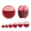 Doppel-Sattel-Ohrstecker Schmuck Transparente Acryl Flesh Tunnels Piercing für das tägliche Outfit