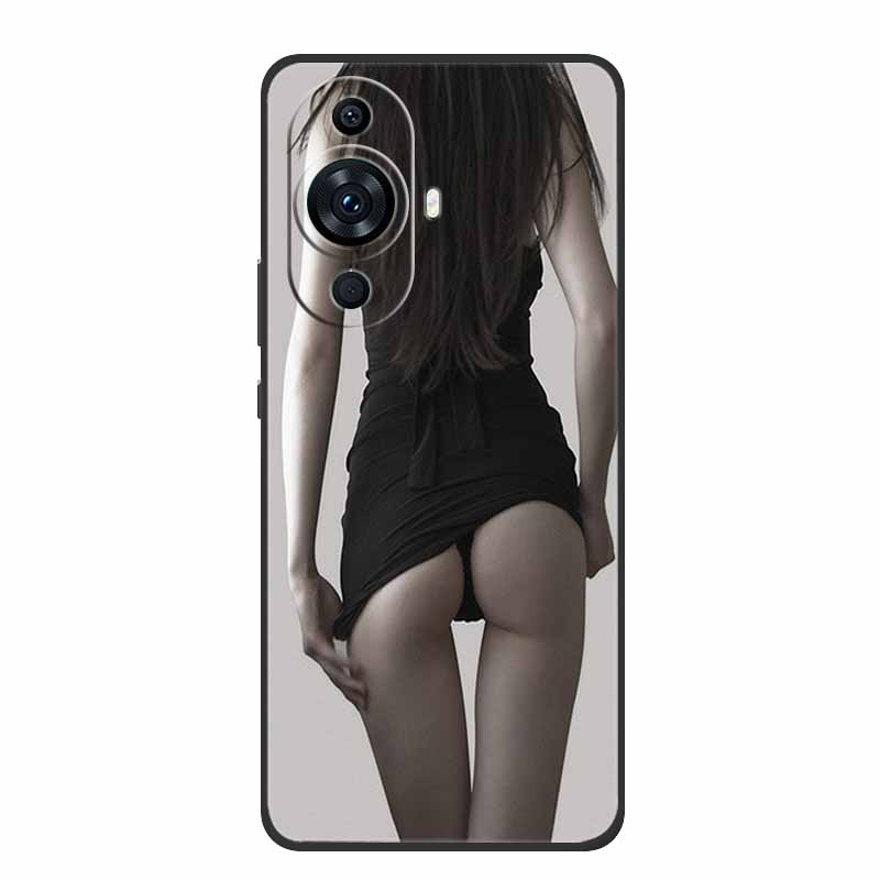 For Huawei Nova 12s Case Popular Black Silicone Soft Back Cover Case For Huawei Nova 12s Phone Case Cover Nova12s 12 s Funda 6.7
