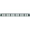 Panduit CPP48HDWBLY 48-Port Flat High-Density Patch Panel, Black