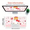 Hello Kitty, Teddy Bear Themed XXL Mouse Pad - Non-slip Rubber Desk Mat for Gaming and Office Use, Multi-Function Keyboard  0826055a