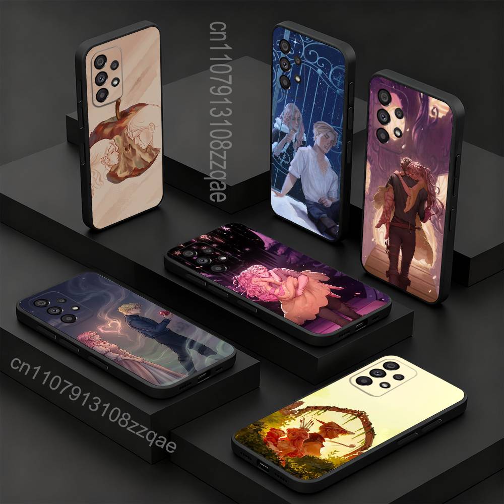 Once U-Upon a B-Broken Heart For Samsung S 26,25,24,23,22,30,21,10,9,Ultra,Plus,Lite,FE,4,5G Black Soft Case Phone Case