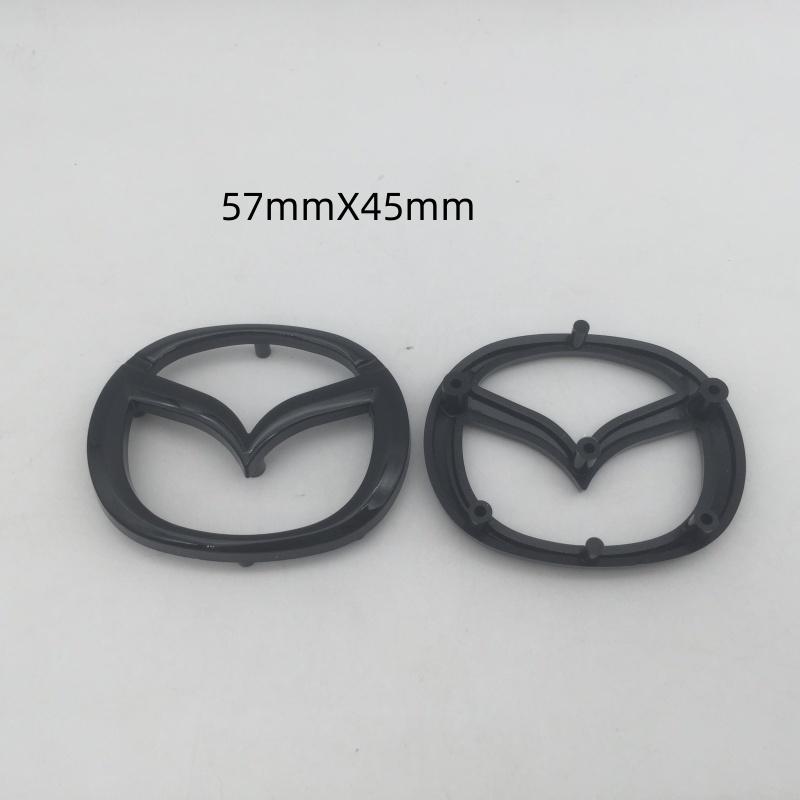 1 pz 3D per Mazda 57x45mm 67x53mm Emblema Auto Centro Volante Badge adesivo Sticker sterzo Volante Badge Decalcomania styling auto ydjcv00