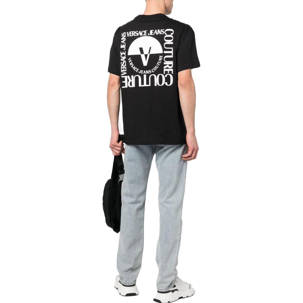 VERSACE JEANS COUTURE SS23 T Shirt Men's Black 74GAHT15-CJ00O-899