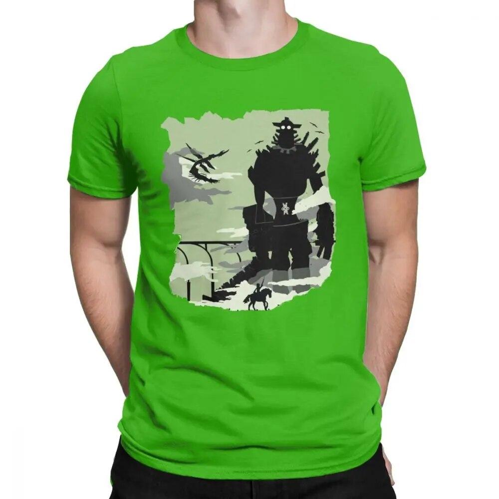 Silhouette Of The Colossus Tshirt Unisex Shadow of the Colossus Humorous Cotton T Shirt 2021 Clothes Unisex