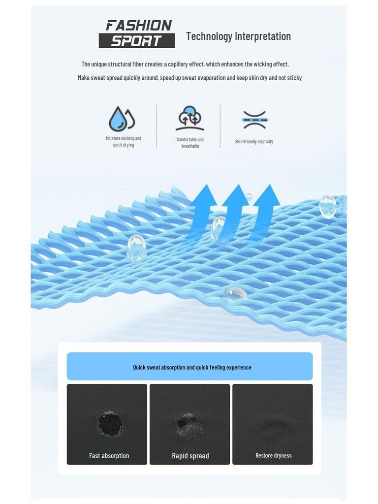 Men's Summer Quick-Dry Elastic Casual Shorts - Lightweight, Loose, Plus Size Sports Pants