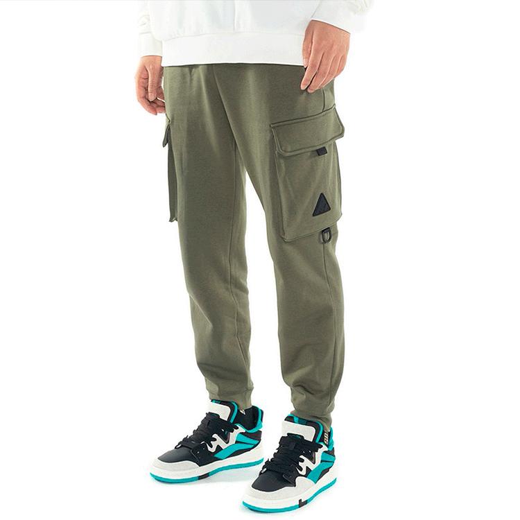 Anta Side Pocket Knitted Cuffed Sweatpants Men Bottoms Green 152146302-1