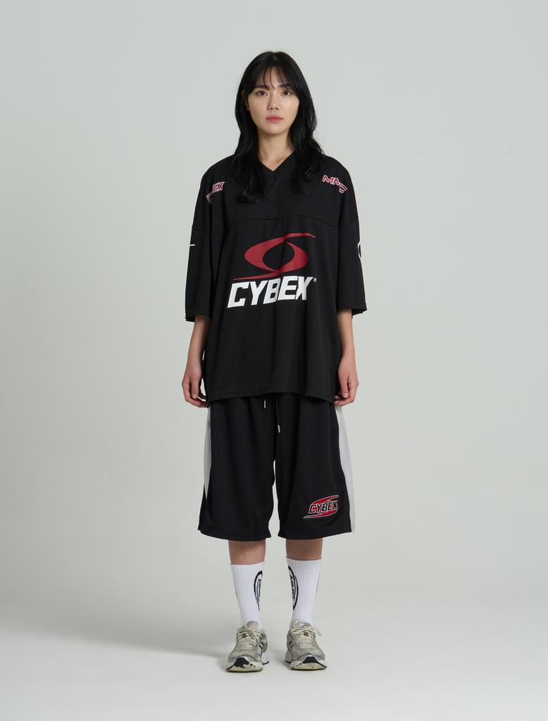 Maindeumeoseulkeonegsyeon Cybex Collaboration Rugby Jersey Short Sleeve Black