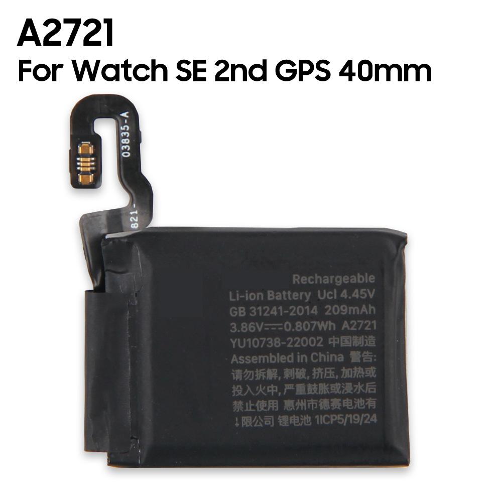 

НОВЫЙ Аккумулятор для часов A2277 A2721 A2181 Для Apple Watch SE 40мм 44мм Watch SE 2-го поколения LTE 40мм 44мм Watch SE 2-го поколения GPS 40мм с Инструментами A2721 For Watch SE 2nd GPS 40mm