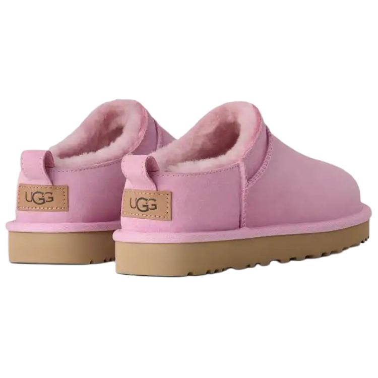 UGG Micro Classic Suede Warm Slip-On Versatile Snow Boots Women boots Pink 1173891-PKD