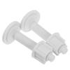 2Pcs Toilet Seat Hardware Replacement Screws Anti-Wobble Bolts for Long-Lasting Performance Hinge Fasteners Repair Kit