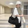 Single Shoulder Bag, Men's New Japanese Style Simple Canvas Crossbody Bag, Instagram Trendy Brand Shoulder Bag, Student Backpack, Mailman Bag