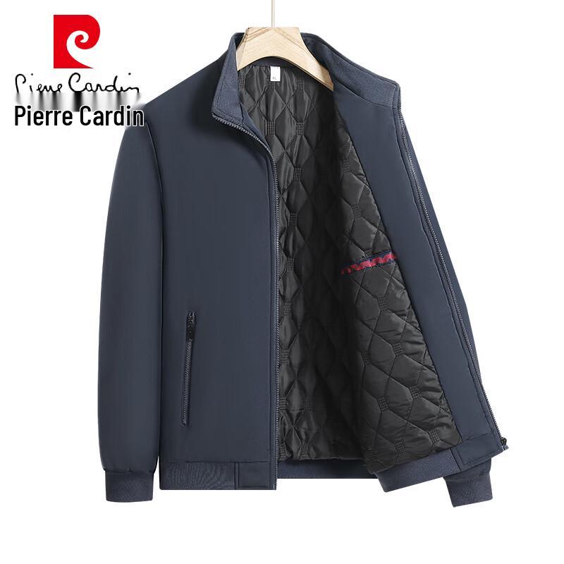 Pierre Cardin Men's Thickened Warm Stand Collar Casual Padded Jacket