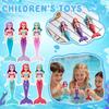 3-Piece Set Of Children'S Water Play Mermaid Toys, Fun Water Play Toys, Rotating Mermaid
