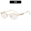 Rennes jennie retro oval frame diamond-encrusted glasses female no-makeup artifact mirror flat mirror frame tide