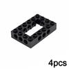 Moc Building Blocks Technical 4x4 6x8 Frame Brick with Holes DIY Compatible Assembles Particles Parts 32324 32531 32532 Toy Gift