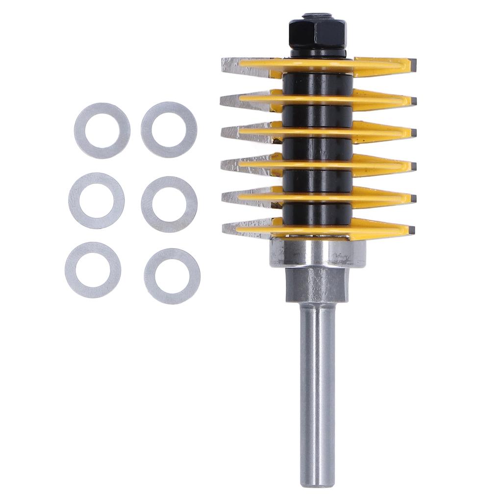 Oberfräserbit 8mm Schaft 2 Zähne Einstellbar 46mm Schneidkopf Schneidwerkzeug für Holzbearbeitung