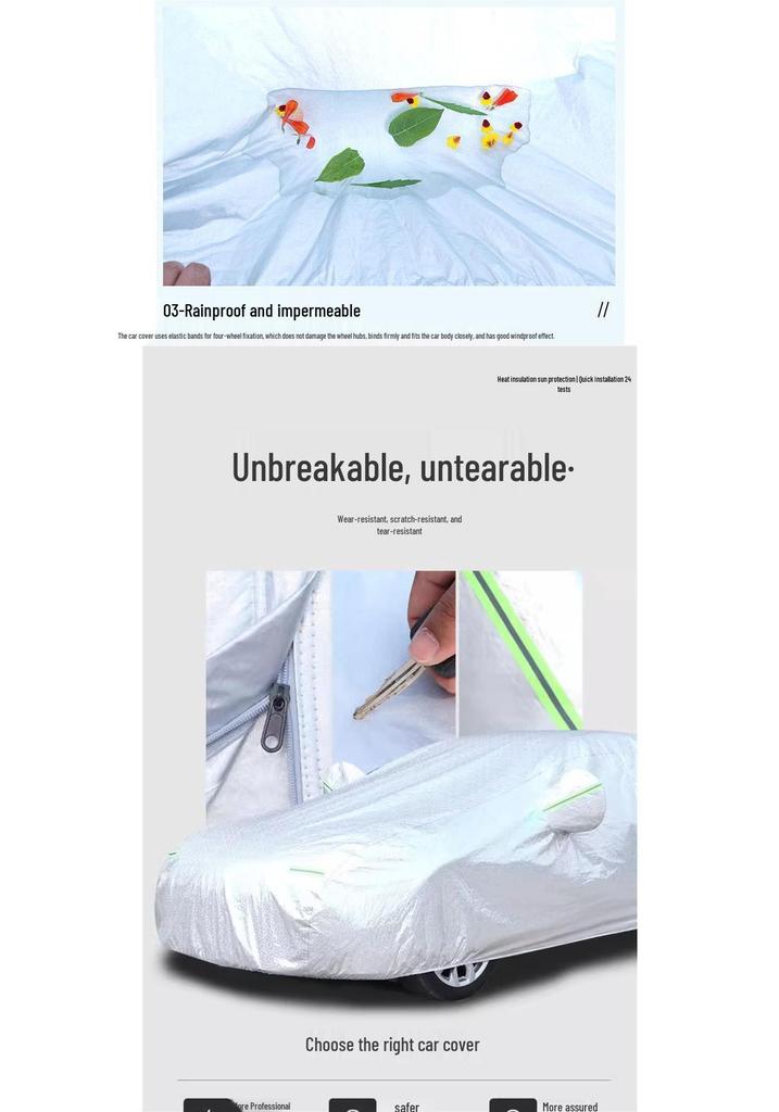 Universal Car Cover for Volkswagen: Fits Lavida, Bora, Sagitar, Magotan, Passat, Tiguan L, Tayron - Made with Oxford Anti-Dust Material