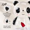 Decorative Coin Bank Clear Panda Piggy Cash Bank Plastic for Kids Money Saving Jar Box Decoration