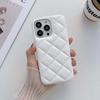 Applicable To iPhone15 Mobile Phone Case 13Pro Small Fragrant Wind Rhombus Three-dimensional Solid Color Leather Case 11Max Small Fresh