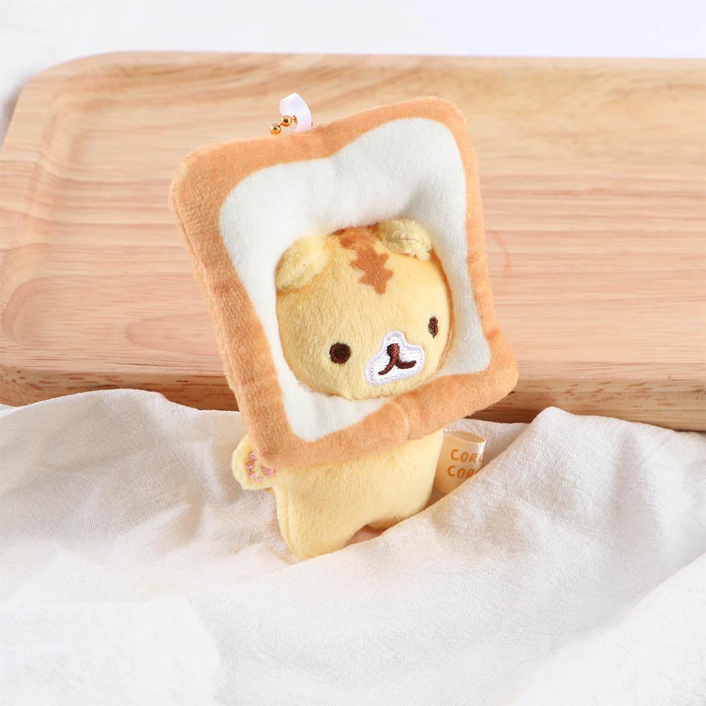 Bag Pendant Cartoon Bag Hanging Ornaments Keychains Bread Cat Pendent Cat Plushie Cat Toast  Doll Soft Stuffed Toys