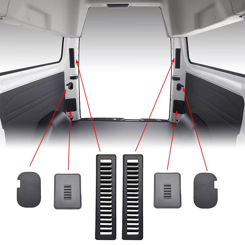 Rear C Pillars Covers For Ford Transit Custom 2012-2023 Van C Pillar Rear Light Access Covers Camper Conversion