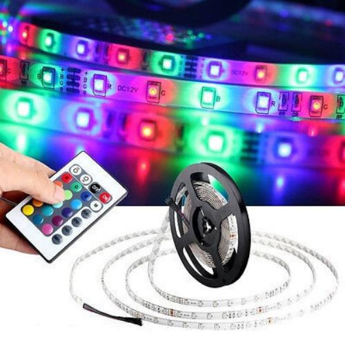 5m 300-LED DC12V RGB 3528 SMD Car Off-Road Glow Atmosphere Lamp Strip Waterproof